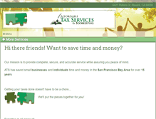 Tablet Screenshot of affordabletaxservices.com